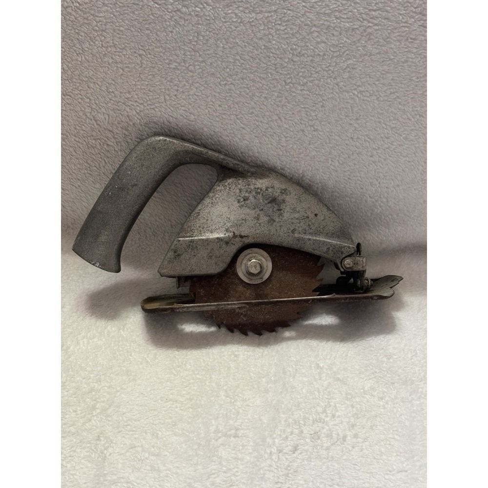 Vintage Drill Powered Circular Saw Attachment Metal‎ Hand Tool Rustic Workshop